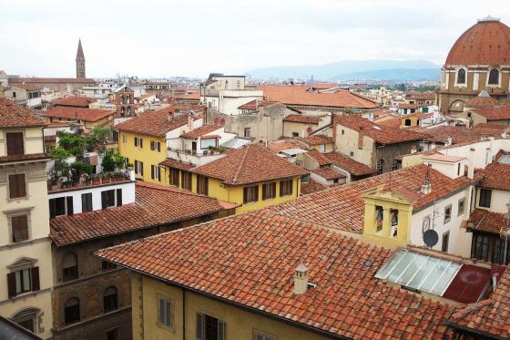 Фотография крыш города Флоренция в Италии
