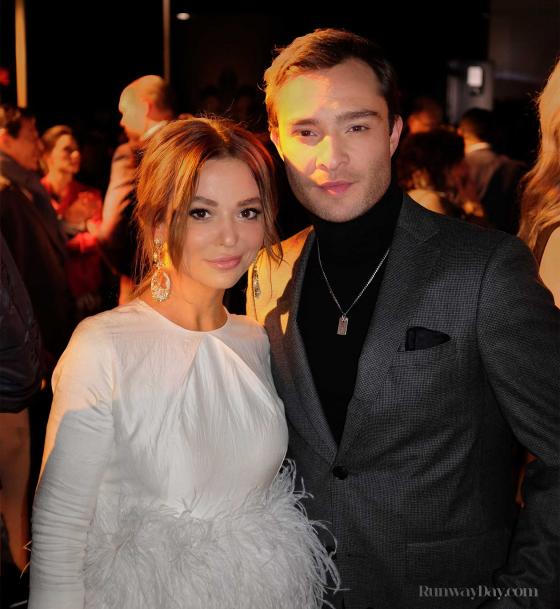 Yana Fisti (Яна Фисти), Ed Westwick (Эд Вествик) на презенатции LOUIS XIII