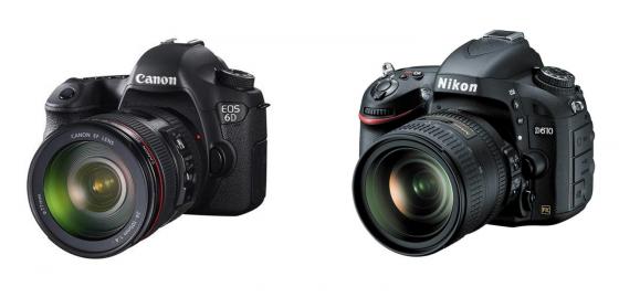 CANON EOS 6D и Nikon D610