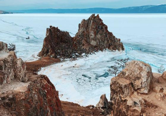 Фотография Байкала обзор с высоты птичьего полета