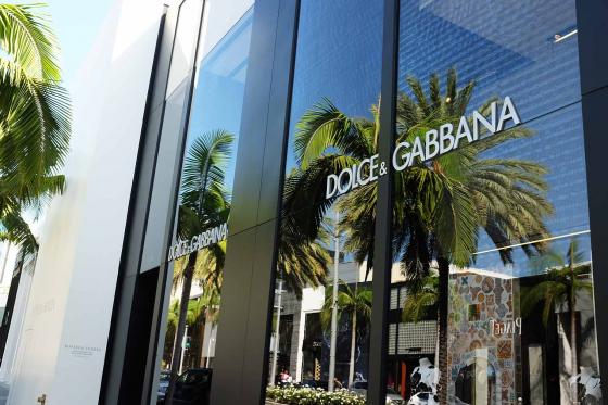 Магазин Dolce&Gabanna в Лос-Анджелесе на улице Rodeo Drive