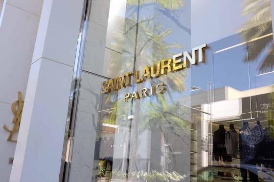 Магазин Saint Laurent в Лос-Анджелесе в Америке