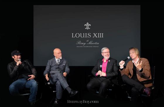 Robert Rodriguez, John Malkovich, Ludovic du Plessis на презентации LOUIS XIII