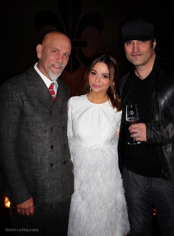 John Malkovich, Yana Fisti, Robert Rodriguez на презентации LOUIS XIII